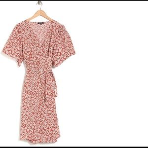 Madewell Floral Wrap Dress